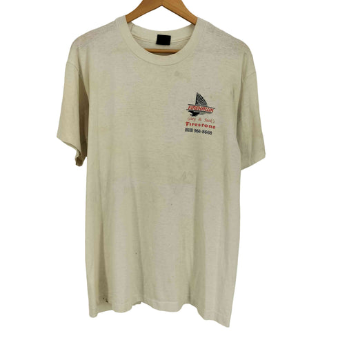 スクリーンスターズ SCREEN STARS 90S USA製 FIREHAWK 両面プリント 半袖Tシャツ メンズ import:XL