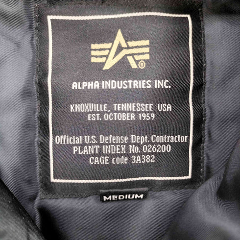 アルファインダストリーズ ALPHA INDUSTRIES N-3B フライトジャケット メンズ JPN:M