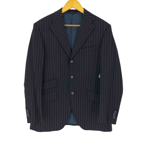 azabu tailor/モヘア混 3B ストライプ テーラードジャケット メンズ