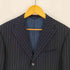 azabu tailor/モヘア混 3B ストライプ テーラードジャケット メンズ