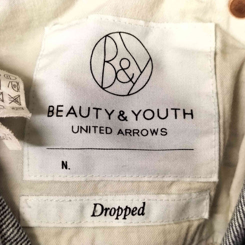 ビューティーアンドユースユナイテッドアローズ BEAUTY & YOUTH UNITED ARROWS ダメージ セルビッチ デニムパンツ メンズ 34inch