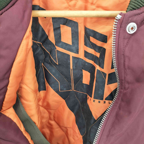 ディーゼル DIESEL バイカラー MA-1フライトジャケット メンズ import:XL