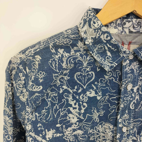 ディーゼル DIESEL 総柄 長袖シャツ メンズ import:M