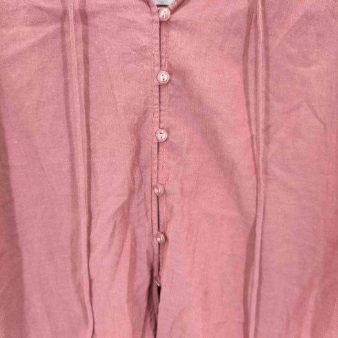 ビアズリー BEARDSLEY 25SS コットンシフォンギャザーシャツ レディース FREE