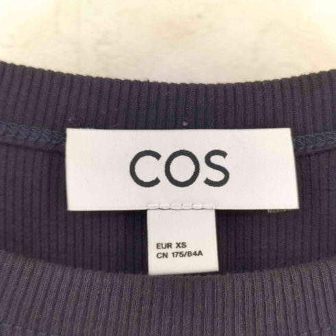 コス COS SLIM RIBBED T-SHIRT メンズ import:XS
