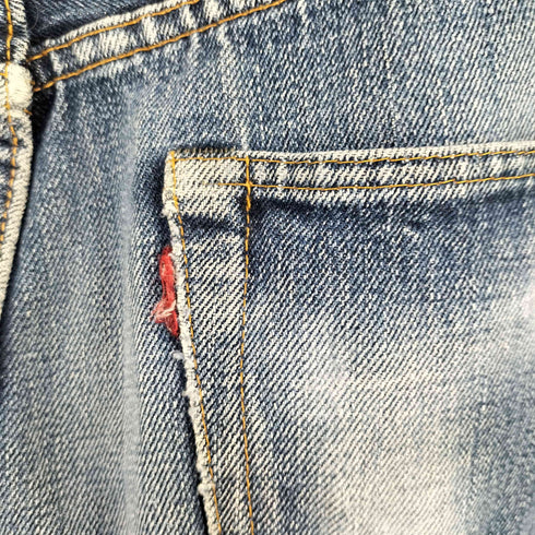ドゥニーム Denime セルビッジ ボタンフライ デニムパンツ メンズ