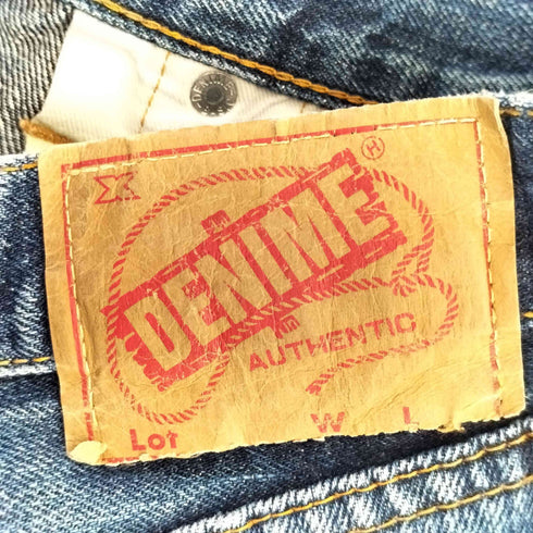 ドゥニーム Denime セルビッジ ボタンフライ デニムパンツ メンズ