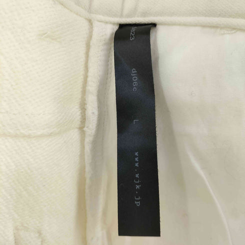 ダブルジェイケイ wjk tight knit-denim pants メンズ JPN:L
