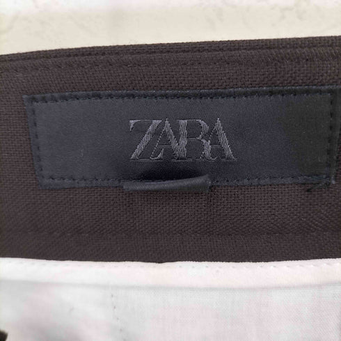 ザラ ZARA WOOL BLEND FLARE FIT SUIT TROUSERS メンズ 38