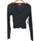ディーゼル DIESEL T-FLUX Marbled buttoned top with ruffles ロングスリーブカーディガン レディース import:S