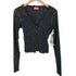 ディーゼル DIESEL T-FLUX Marbled buttoned top with ruffles ロングスリーブカーディガン レディース import:S