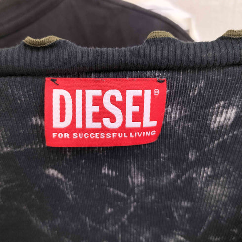 ディーゼル DIESEL T-FLUX Marbled buttoned top with ruffles ロングスリーブカーディガン レディース import:S