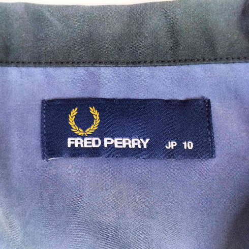 フレッドペリー FRED PERRY ロゴ刺繍 バイカラー シャツドレス レディース 10