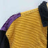 PACO JEANS 90S OLD パネル マルチ ラスター カラー クレイジー パターン パッチワーク ピース マーク コーデュロイ シャツ B系 Y2K ビックサイズ メンズ import:L