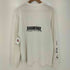 ディーゼル DIESEL バーコードロゴプリント 長袖Tシャツ メンズ import:XL