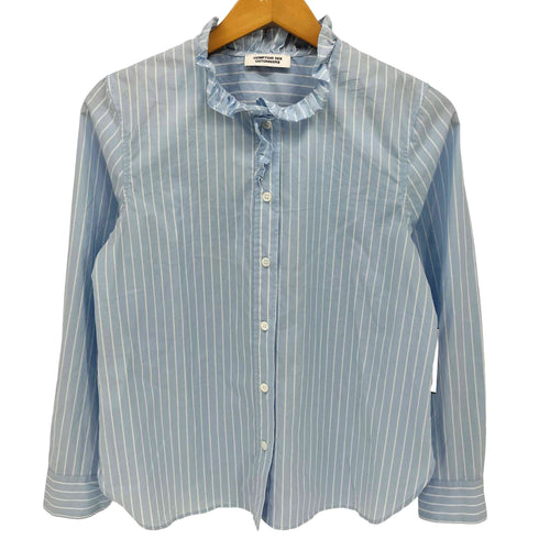 コントワーデコトニエ COMPTOIR DES COTONNIERS コットンブレンドフリルシャツ レディース JPN:M