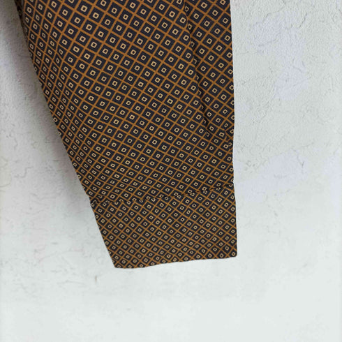 ピエールカルダン pierre cardin デカ襟 総柄 ロングスリーブシャツ メンズ US:40