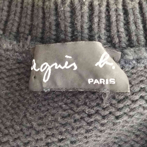 アニエスベー agnes b. PARIS サンライズ期 フランス製 ボーダー ニット セーター レディース