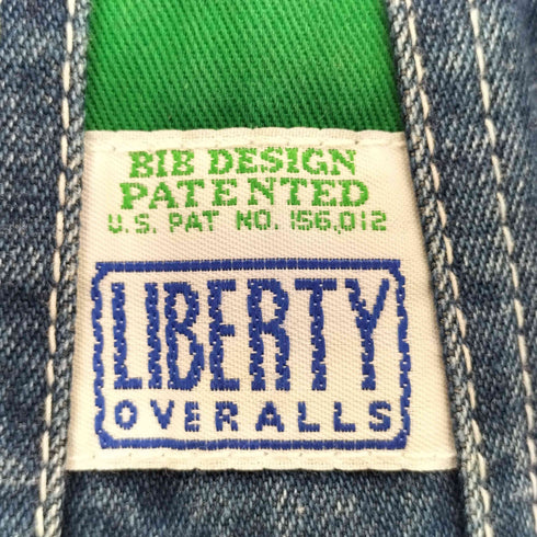 リバティオーバーオールズ LIBERTY OVERALLS デニムオーバーオール メンズ 38