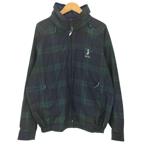 ノーティカ NAUTICA 90s ブラックウォッチ ジップアップジャケット メンズ M