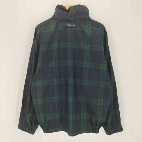 ノーティカ NAUTICA 90s ブラックウォッチ ジップアップジャケット メンズ M