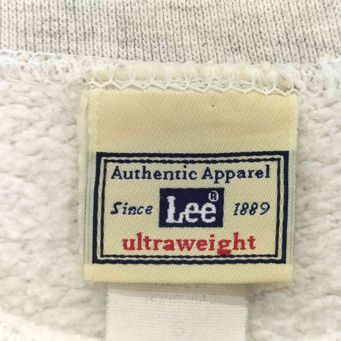 リー Lee ULTRAWEIGHT 企業プリント 霜降り クルーネックスウェット メンズ S