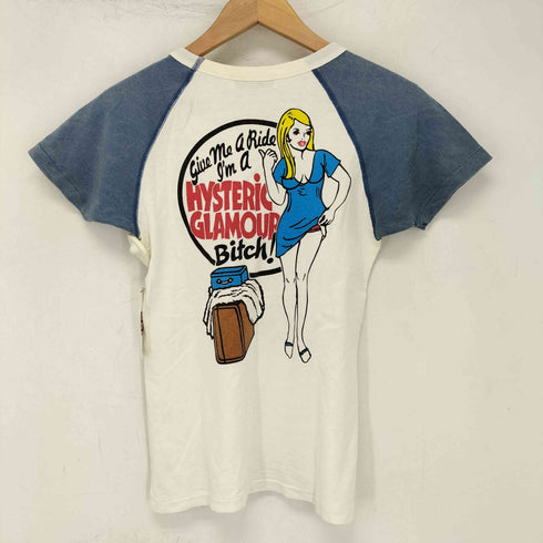 ヒステリックグラマー HYSTERIC GLAMOUR 初期タグ 両面プリント 半袖 カットソー レディース FREE