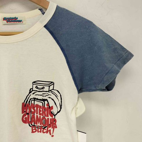 ヒステリックグラマー HYSTERIC GLAMOUR 初期タグ 両面プリント 半袖 カットソー レディース FREE