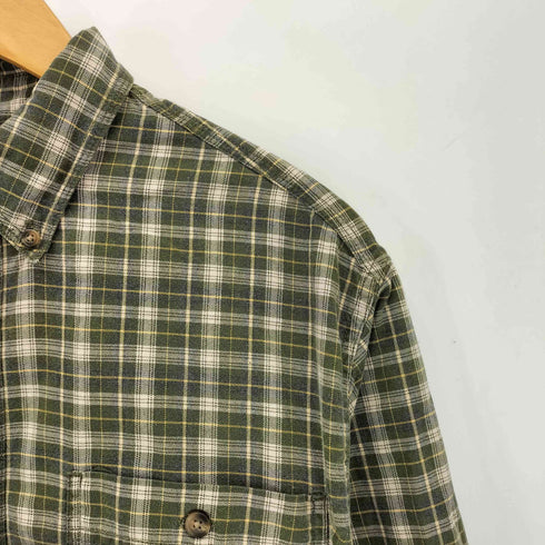 エディーバウアー Eddie Bauer 00s タータンチェック 長袖 ボタンダウンシャツ メンズ JPN:M