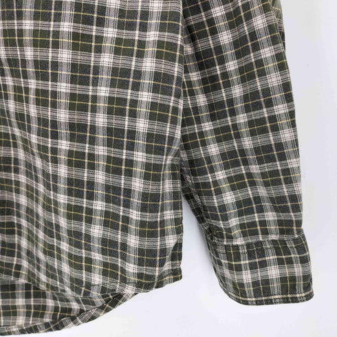 エディーバウアー Eddie Bauer 00s タータンチェック 長袖 ボタンダウンシャツ メンズ JPN:M