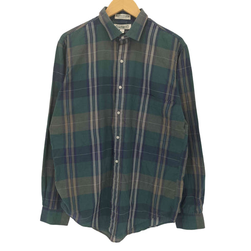 キャシャレル cacharel タータンチェック レギュラーカラー 長袖 シャツ メンズ JPN:M