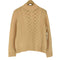 レリアン Leilian CASHMERE カシミヤ100% ハイネック ケーブルニット レディース JPN:9号