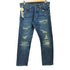 デニムアンドサプライラルフローレン DENIM&SUPPLY RALPH LAUREN D&S PROSPECT SLIM ボタンフライ リペア ダメージデニム メンズ 31×32