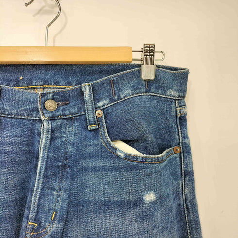 デニムアンドサプライラルフローレン DENIM&SUPPLY RALPH LAUREN D&S PROSPECT SLIM ボタンフライ リペア ダメージデニム メンズ 31×32