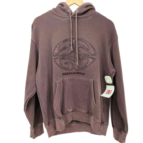 マハグリッド mahagrid PIGMENT ECLIPSE LOGO HOODIE ピグメント加工 ロゴ パーカー メンズ JPN:S