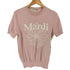 マルディメクルディ Mardi Mercredi Mardi Mercredi Actif マルディメクルディアクティフ FLOWER KNIT TOP HALF SLEEVE フラワー ニット トップ ハーフ スリーブ レディース FREE