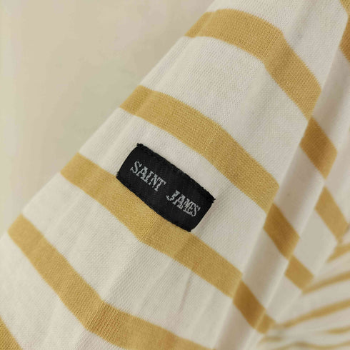 セントジェームス SAINT JAMES ボーダー ボートネック 七分袖 カットソー レディース XXS