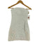 ザラ ZARA Strapless White Denim Rhinestone Mini Dress ストラップレス ホワイトデニム ラインストーン ミニドレス レディース XS