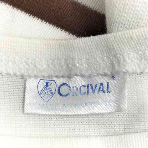 オーシバル ORCIVAL 旧タグ ボーダー ボートネック バスクシャツ レディース