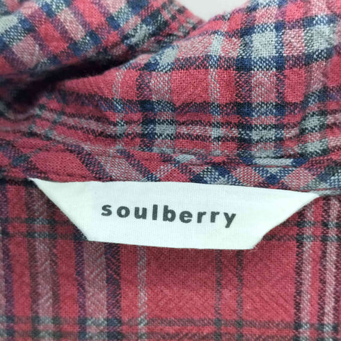 ソウルベリー soulberry 赤ずきんなチェックワンピース レディース JPN:L
