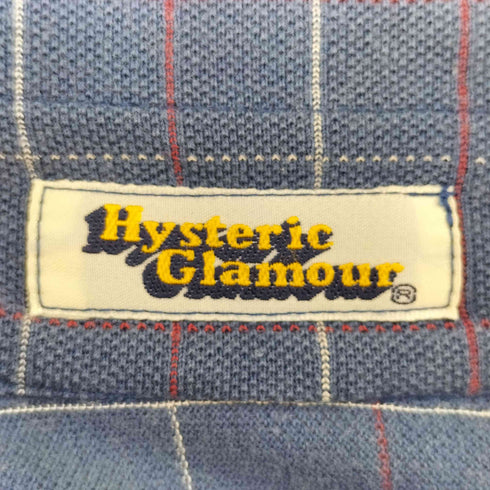 ヒステリックグラマー HYSTERIC GLAMOUR 初期タグ コットン ロゴ刺繍 ボタンダウン シャツ レディース FREE
