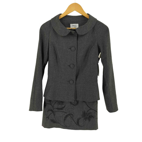 フォーティーナインアヴェニュージュンコシマダ 49AV.Junko Shimada ウール ジャケット スカート セットアップ レディース 38