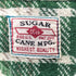 シュガーケーン SUGAR CANE ユニオンチケット フラップポケット チェック ネルシャツ メンズ JPN:S
