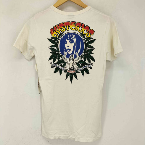 ヒステリックグラマー HYSTERIC GLAMOUR Hタグ ヒスガール マリファナ刺繍 バックプリント 半袖 Tシャツ レディース FREE