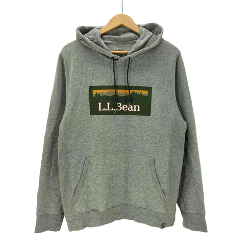 エルエルビーン L.L.Bean ロゴ プリント 薄手 プルオーバー パーカー フーディー メンズ import:M