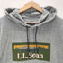 エルエルビーン L.L.Bean ロゴ プリント 薄手 プルオーバー パーカー フーディー メンズ import:M