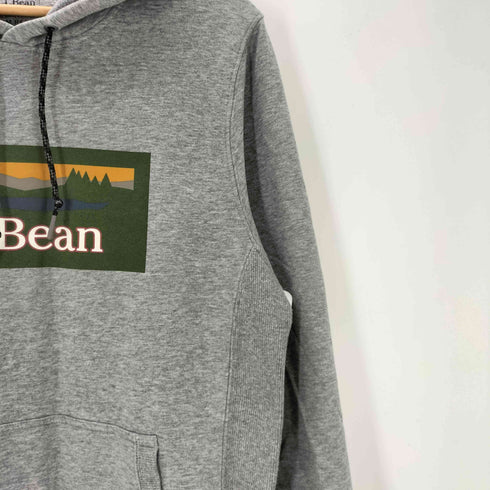 エルエルビーン L.L.Bean ロゴ プリント 薄手 プルオーバー パーカー フーディー メンズ import:M