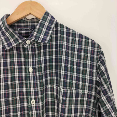 ザノースフェイス THE NORTH FACE コットンポリ L/S タータンチェック シャツ メンズ import:XL