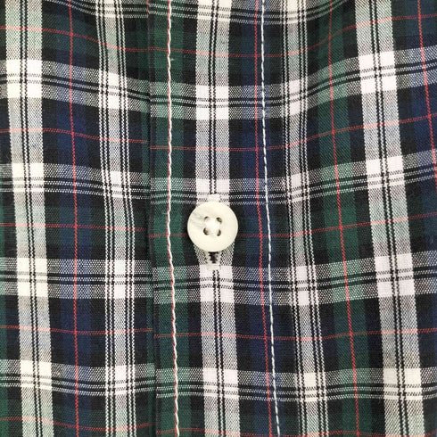 ザノースフェイス THE NORTH FACE コットンポリ L/S タータンチェック シャツ メンズ import:XL