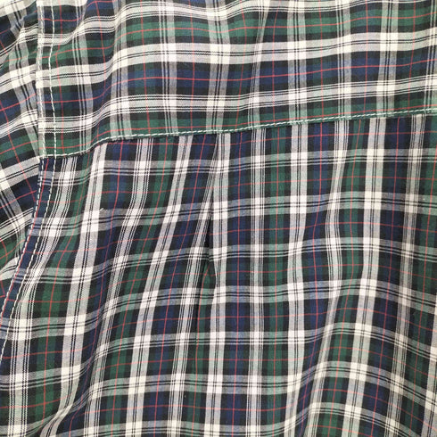 ザノースフェイス THE NORTH FACE コットンポリ L/S タータンチェック シャツ メンズ import:XL